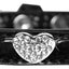 Dog, Puppy & Pet Designer Croc Collar, "Crystal Heart"