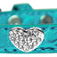 Dog, Puppy & Pet Designer Croc Collar, "Crystal Heart"