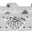 Dog, Puppy & Pet Designer Croc Collar, "Crystal Heart"