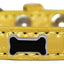 Dog, Puppy & Pet Designer Croc Widget Collar, "Black Bone"