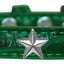 Dog, Puppy & Pet Designer Croc Widget Collar, "Silver Stars"