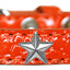 Dog, Puppy & Pet Designer Croc Widget Collar, "Silver Stars"