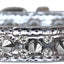 Dog, Puppy and Pet Designer Croc Collar, "Double Crystal & Silver Spikes"