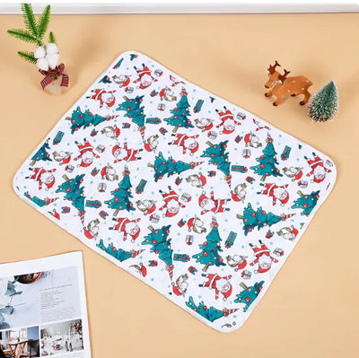 Christmas Style Absorbent Urine Pad Non-slip And Easy To Dry