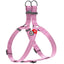 Pink Cotton Dog Harness Soft Eco Friendly Adjustable for Large Dogs L Size