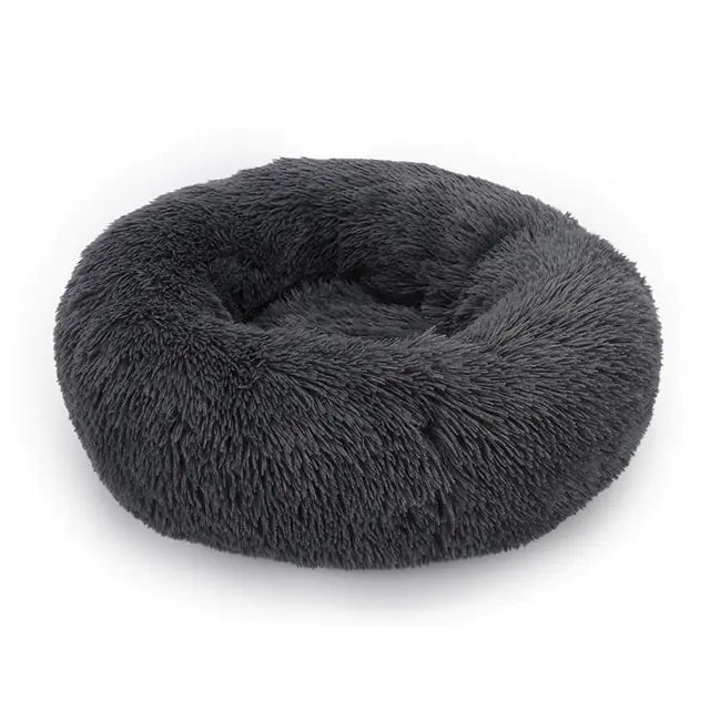 Pet Plush Bed Calming Basket