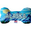 Pet & Dog Plush Bone Toys, "Alaskan Mountains" (Set 2 of 2 Alaska State Toy Options, available in different pattern options!)