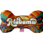 Pet & Dog Plush Bone Toys, "Alabama Mountains" (Set 2 of 2 Alabama State Toy Options, available in different pattern options!)