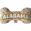 Pet & Dog Plush Bone Toys, "Alabama Mountains" (Set 2 of 2 Alabama State Toy Options, available in different pattern options!)