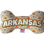 Pet & Dog Plush Bone Toys, "Arkansas State Options" (Available in different pattern options)