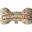 Pet & Dog Plush Bone Toys, "Washington State Options" (Available in different pattern options)