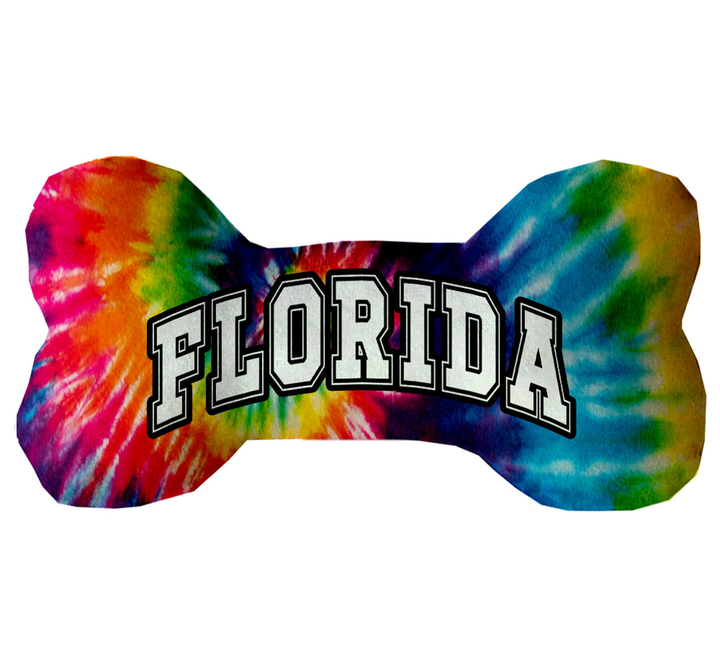 Pet & Dog Plush Bone Toys, "Florida State Options" (Available in different pattern options)