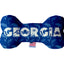 Pet & Dog Plush Bone Toys, "Georgia Coast" (Set 1 of 2 Georgia State Toy Options, available in different pattern options!)