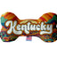 Pet & Dog Plush Bone Toys, "Kentucky State Options" (Available in different pattern options)