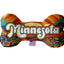 Pet & Dog Plush Bone Toys, "Minnesota State Options" (Available in different pattern options)