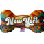 Pet & Dog Plush Bone Toys, "New York State Options" (Available in different pattern options)