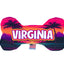 Pet & Dog Plush Bone Toys, "Virginia Coast" (Set 2 of 2 Virginia State Toy Options, available in different pattern options!)