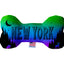 Pet & Dog Plush Bone Toys, "New York State Options" (Available in different pattern options)