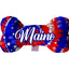 Pet & Dog Plush Bone Toys, "Maine State Options" (Available in different pattern options)