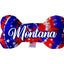 Pet & Dog Plush Bone Toys, "Montana State Options" (Available in different pattern options)