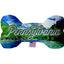 Pet & Dog Plush Bone Toys, "Pennsylvania State Options" (Available in different pattern options)