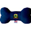 Pet & Dog Plush Bone Toys, "Vermont State Options" (Available in different pattern options)