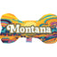 Pet & Dog Plush Bone Toys, "Montana State Options" (Available in different pattern options)