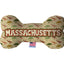 Pet & Dog Plush Bone Toys, "Massachusetts State Options" (Available in different pattern options)