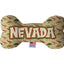 Pet & Dog Plush Bone Toys, "Nevada Mountains" (Set 2 of 2 Nevada State Toy Options, available in different pattern options!)