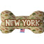 Pet & Dog Plush Bone Toys, "New York State Options" (Available in different pattern options)