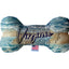 Pet & Dog Plush Bone Toys, "Virginia Coast" (Set 2 of 2 Virginia State Toy Options, available in different pattern options!)