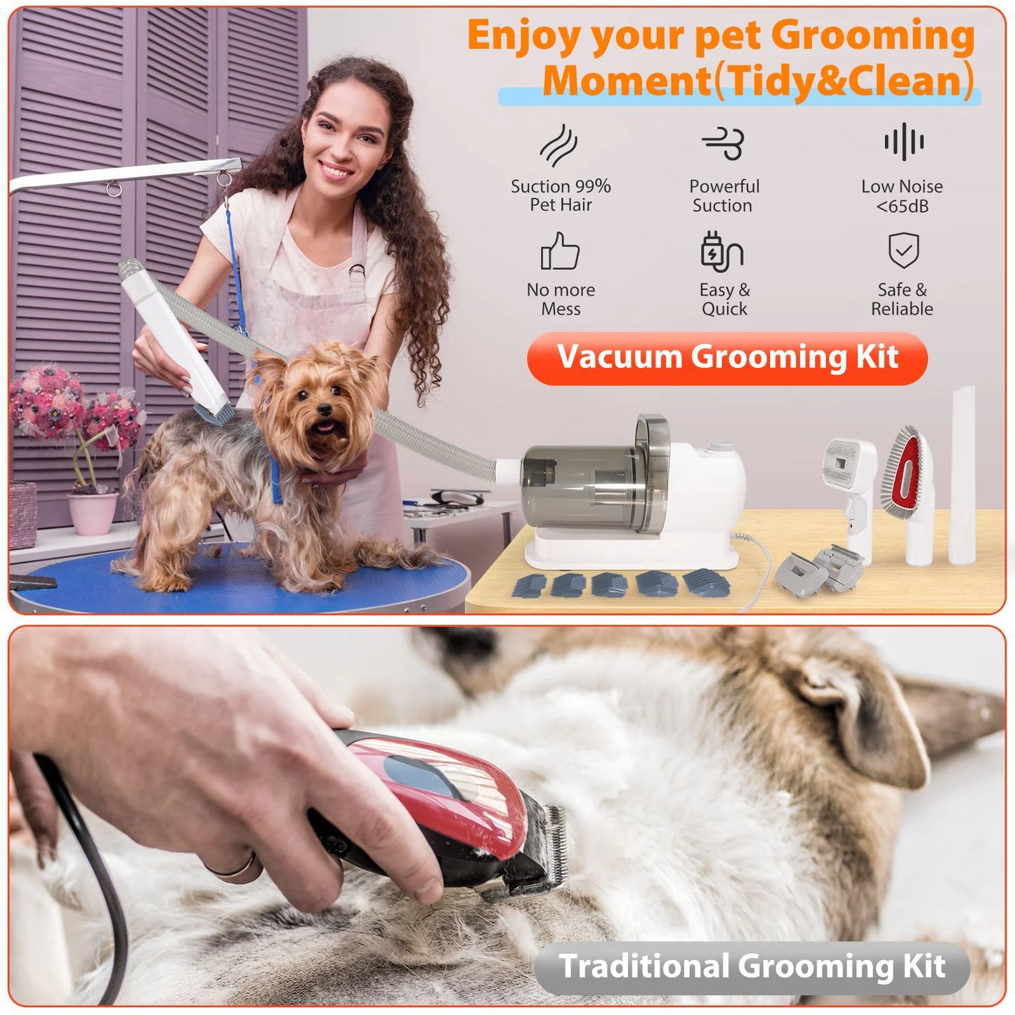 All-in-One Pet Grooming Kit