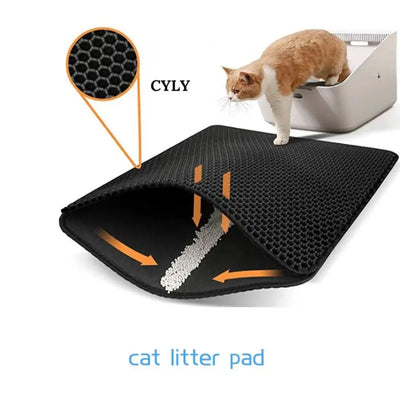 Waterproof Pet Cat Litter Mat