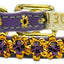 Dog, Puppy & Pet Collar, "Hampton Crystal Flower"