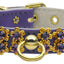 Dog, Puppy & Pet Collar, "Sunburst Crystal Flower"