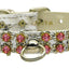 Dog, Puppy & Pet Collar, "Sunburst Crystal Flower"