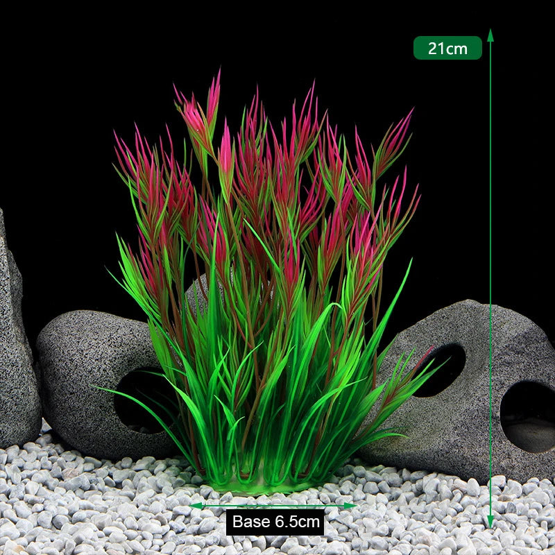 Artificial Aquarium Plants Decoration Fish Tank Water Plant Grass Ornament Plastic Underwater Aquatic Water Weeds Viewing Decor