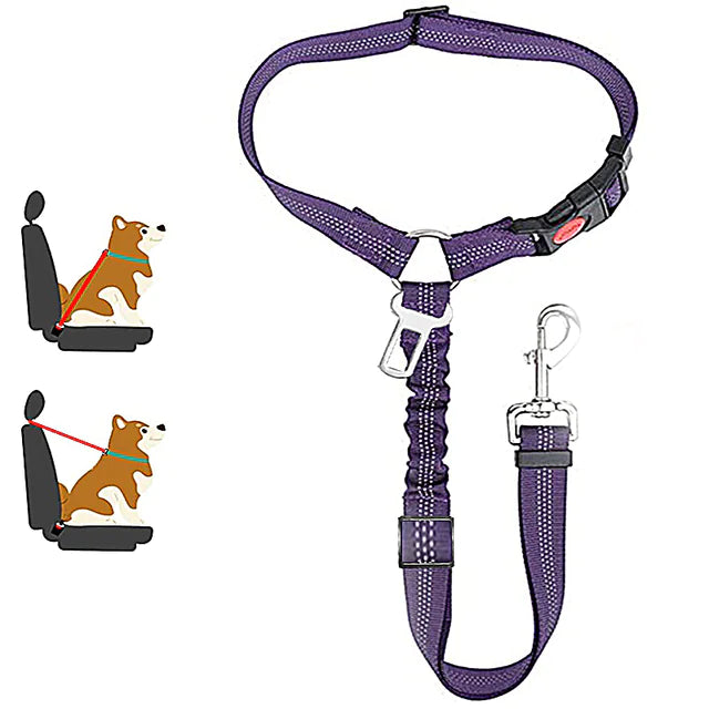 Guardian 2-in-1 Dog Seatbelt with Headrest Restraint