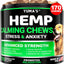 Hemp Calming Chews for Dogs Advanced Dog Calming Treats 170 Chews Chicken Flavor