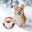 Dog Chew Leak Ball Toy Santa / Snow Man