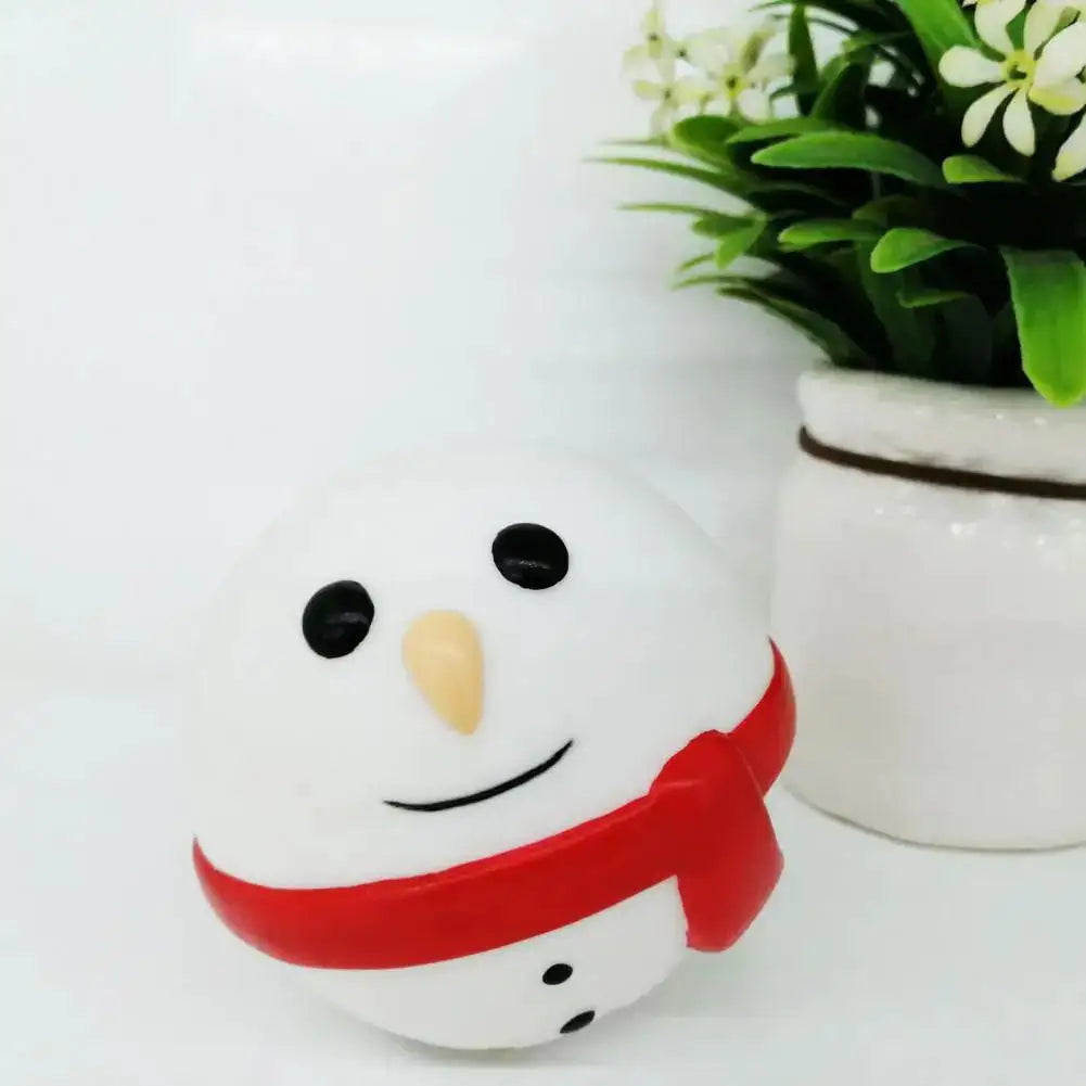 Dog Chew Leak Ball Toy Santa / Snow Man