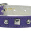 Dog, Puppy and Pet Collar, "Just The Basics Crystal & Pyramid"