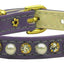 Dog, Puppy and Pet Collar, "3/8" Wide Pearl & Clear Crystals"