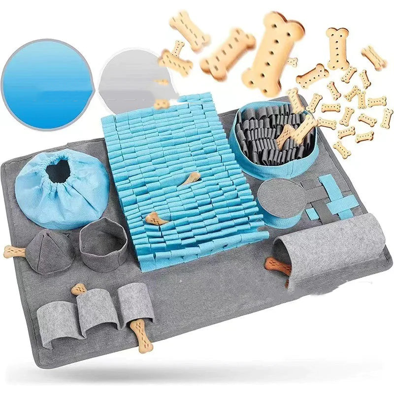 Sniff & Seek Maze Blanket: Engaging Training Pad for Pawsitive Pups!