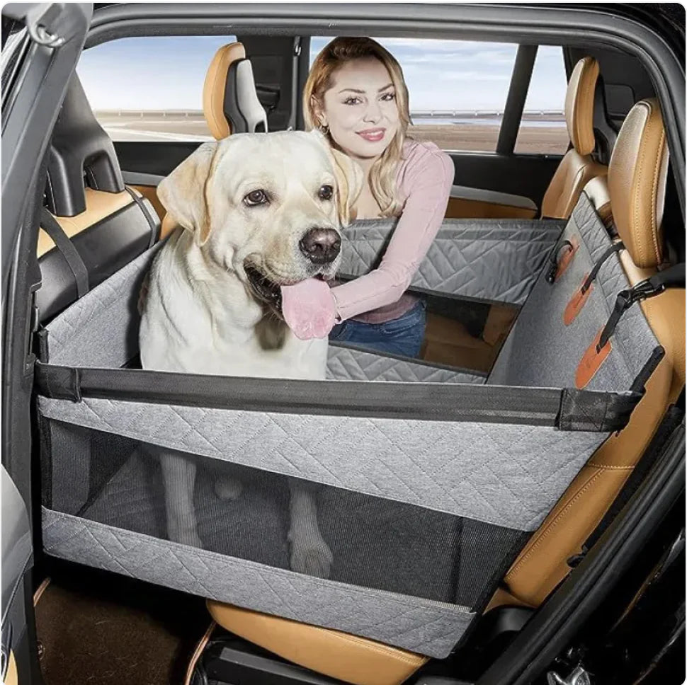 Waterproof & Dirt-Resistant Dog Bed for Car Travel