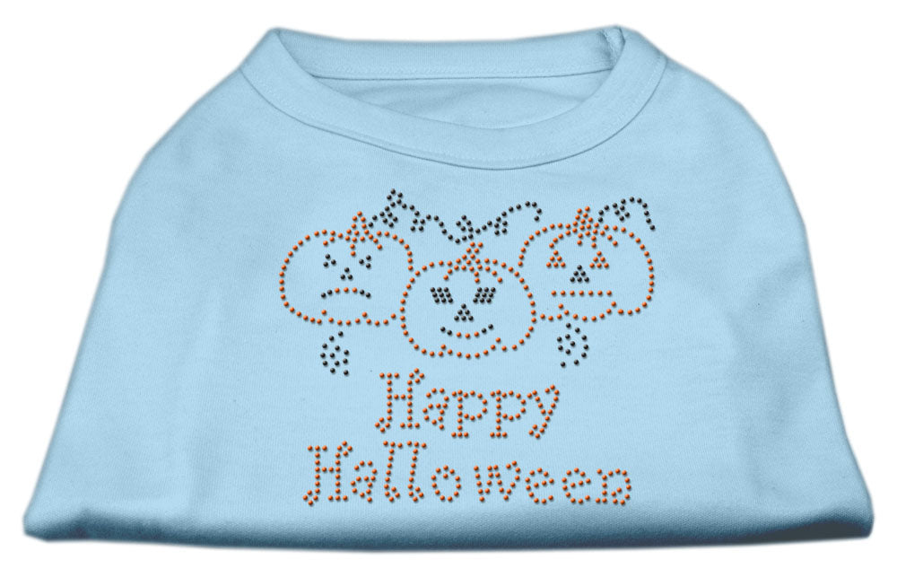 Halloween Pet Dog & Cat Shirt Rhinestone, "Happy Halloween"