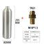 Fish tank CO2 cylinder CO2 explosion-proof oxygen filled cylinder Aquarium aluminum alloy high-pressure aluminum cylinder