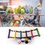 Bird Swing Chewing Toy Set Parrot Chew Toys Bird Toys Drinking Fountain Soft Bridge Wooden Bell With Hammock Climbing Ladders