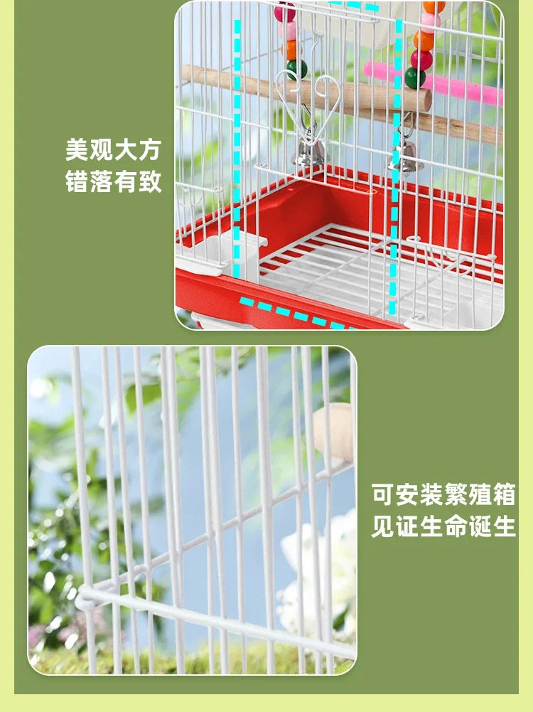 Pigeon Feeder Bird Cages Parrot Hut Backpack Products Bird Cages Decoration Outdoor Vogelkooi Accessoires Bird Supplies RR50BN