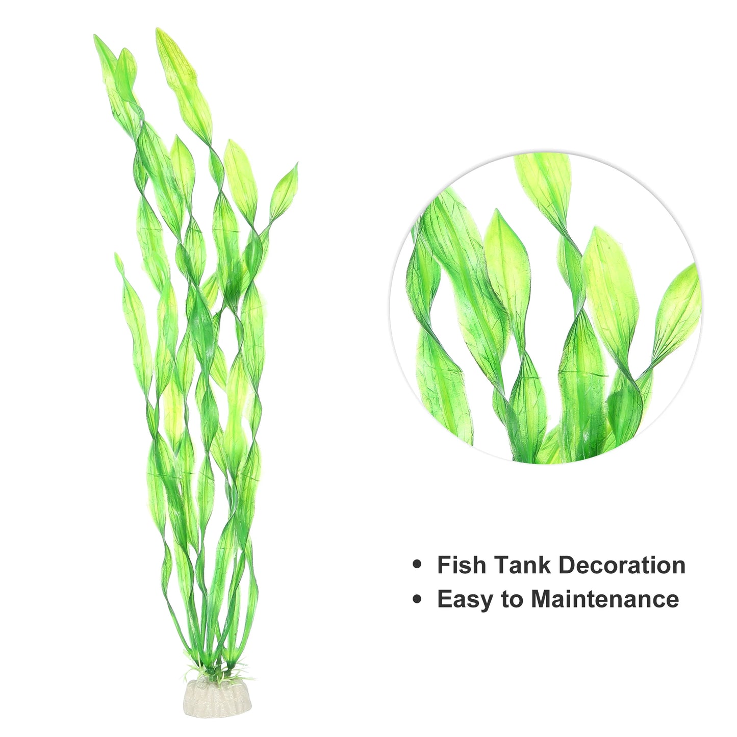 UXCELL Aquarium Ornament Artificial Plants Grass Plastic Seaweed Aquatic Viewing Plant For Fish Tank Landscape Decor Accessories